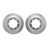 7002-54193 Drilled/Slotted Brake Rotors [Silver], Fits Select Ford/Lincoln/Mercury/Mazda, Position: Rear