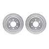 7002-54205 Drilled/Slotted Brake Rotors [Silver], 2002-2006 Ford/Lincoln/Mercury/Mazda, Position: Rear - image 1