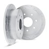 7002-54214 Drilled/Slotted Brake Rotors [Silver], 1997-2004 Ford/Lincoln/Mercury/Mazda, Position: Rear - image 2