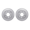 7002-54216 Drilled/Slotted Brake Rotors [Silver], 2004-2011 Ford/Lincoln/Mercury/Mazda, Position: Rear - image 1