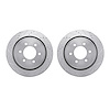 7002-54217 Drilled/Slotted Brake Rotors [Silver], 2012-2020 Ford/Lincoln/Mercury/Mazda, Position: Rear - image 1