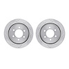 7002-54219 Drilled/Slotted Brake Rotors [Silver], 2015-2017 Ford/Lincoln/Mercury/Mazda, Position: Rear - image 1