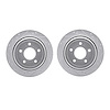 7002-56016 Drilled/Slotted Brake Rotors [Silver], 2003-2011 Ford/Lincoln/Mercury/Mazda, Position: Rear - image 1