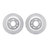 7002-58026 Drilled/Slotted Brake Rotors [Silver], 2005-2012 Acura/Honda, Position: Rear - image 1