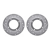 7002-59026 Drilled/Slotted Brake Rotors [Silver], 1973-1979 Acura/Honda, Position: Front - image 1