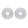 7002-67072 Drilled/Slotted Brake Rotors [Silver], Fits Select Infiniti/Nissan, Position: Front - image 1