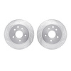 7002-68016 Drilled/Slotted Brake Rotors [Silver], 2002-2006 Infiniti/Nissan, Position: Rear - image 1