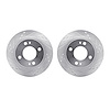 7002-72034 Drilled/Slotted Brake Rotors [Silver], 2014-2015 Mitsubishi, Position: Front - image 1