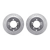 7002-72052 Drilled/Slotted Brake Rotors [Silver], 1994-1995 Multiple Makes/Models, Position: Rear - image 1