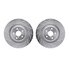 7002-75001 Drilled/Slotted Brake Rotors [Silver], 2013-2020 Lexus/Toyota/Scion, Position: Front - image 1