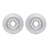 7002-75024 Drilled/Slotted Brake Rotors [Silver], 1992-2000 Lexus/Toyota/Scion, Position: Rear - image 1
