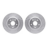 7002-76010 Drilled/Slotted Brake Rotors [Silver], 2006-2020 Multiple Makes/Models, Position: Front - image 1