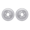 7002-76118 Drilled/Slotted Brake Rotors [Silver], 2004-2009 Lexus/Toyota/Scion, Position: Rear - image 1