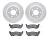 7302-54147 Drilled/Slotted Brake Rotor with 3000-Series Ceramic Brake Pads Kit [Silver], 2010-2011 Ford/Lincoln/Mercury/Mazda, P - image 1