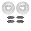 7302-54200 Drilled/Slotted Brake Rotor with 3000-Series Ceramic Brake Pads Kit [Silver], 2011-2014 Ford/Lincoln/Mercury/Mazda, P - image 1
