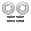 7402-54046 Drilled/Slotted Brake Rotors with Ultimate-Duty Brake Pads Kit [Silver], 2006-2019 Ford/Lincoln/Mercury/Mazda, Positi - image 1