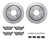 7412-54097 Drilled/Slotted Brake Rotors with Ultimate-Duty Brake Pads Kit & Hardware [Silver], 2012-2020 Ford/Lincoln/Mercury/Ma - image 1