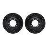 8002-37000 Drilled/Slotted Brake Rotors [Black], 1992-2002 Multiple Makes/Models, Position: Front - image 1