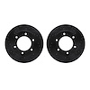 8002-37004 Drilled/Slotted Brake Rotors [Black], 2001-2004 Multiple Makes/Models, Position: Front - image 1