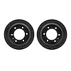 8002-37007 Drilled/Slotted Brake Rotors [Black], 1992-2004 Multiple Makes/Models, Position: Rear - image 1