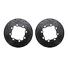 8002-40000 Drilled/Slotted Brake Rotors [Black], 1988-2000 Multiple Makes/Models, Position: Front - image 1