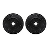 8002-40009 Drilled/Slotted Brake Rotors [Black], 1976-1981 Mopar, Position: Front - image 1