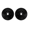 8002-40063 Drilled/Slotted Brake Rotors [Black], 2003-2003 Mopar, Position: Front - image 1