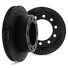8002-40068 Drilled/Slotted Brake Rotors [Black], 2008-2021 Multiple Makes/Models, Position: Front - image 1