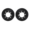 8002-40099 Drilled/Slotted Brake Rotors [Black], Fits Select Mopar, Position: Rear - image 1