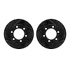 8002-42002 Drilled/Slotted Brake Rotors [Black], 1971-1991 Multiple Makes/Models, Position: Front - image 1