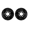8002-42029 Drilled/Slotted Brake Rotors [Black], Fits Select Mopar, Position: Rear