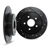 8002-42029 Drilled/Slotted Brake Rotors [Black], Fits Select Mopar, Position: Rear - image 2