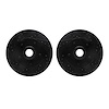 8002-47002 Drilled/Slotted Brake Rotors [Black], 1969-1996 GM, Position: Front