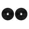 8002-48017 Drilled/Slotted Brake Rotors [Black], 1992-2002 GM, Position: Front - image 1