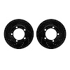 8002-48030 Drilled/Slotted Brake Rotors [Black], 1994-2005 Multiple Makes/Models, Position: Front - image 1