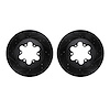 8002-48033 Drilled/Slotted Brake Rotors [Black], 2009-2012 GM, Position: Front - image 1