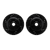 8002-54023 Drilled/Slotted Brake Rotors [Black], 1970-1972 Ford/Lincoln/Mercury/Mazda, Position: Front - image 1
