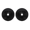 8002-54026 Drilled/Slotted Brake Rotors [Black], 1973-1993 Ford/Lincoln/Mercury/Mazda, Position: Front - image 1