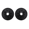 8002-54029 Drilled/Slotted Brake Rotors [Black], 1995-2007 Ford/Lincoln/Mercury/Mazda, Position: Front - image 1