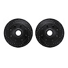 8002-54039 Drilled/Slotted Brake Rotors [Black], 1995-2004 Ford/Lincoln/Mercury/Mazda, Position: Front - image 1