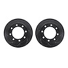 8002-54063 Drilled/Slotted Brake Rotors [Black], 1999-2005 Ford/Lincoln/Mercury/Mazda, Position: Front - image 1