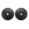 8002-54087 Drilled/Slotted Brake Rotors [Black], 1997-2002 Ford/Lincoln/Mercury/Mazda, Position: Front - image 1
