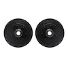 8002-54088 Drilled/Slotted Brake Rotors [Black], 1997-2004 Ford/Lincoln/Mercury/Mazda, Position: Front - image 1