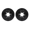 8002-54091 Drilled/Slotted Brake Rotors [Black], 2009-2009 Ford/Lincoln/Mercury/Mazda, Position: Front - image 1