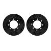 8002-54122 Drilled/Slotted Brake Rotors [Black], 1999-2001 Ford/Lincoln/Mercury/Mazda, Position: Front - image 1