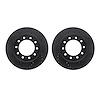 8002-54123 Drilled/Slotted Brake Rotors [Black], 2005-2016 Ford/Lincoln/Mercury/Mazda, Position: Front - image 1