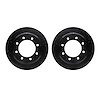 8002-54189 Drilled/Slotted Brake Rotors [Black], Fits Select Ford/Lincoln/Mercury/Mazda, Position: Rear - image 1