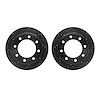 8002-54203 Drilled/Slotted Brake Rotors [Black], 1999-2005 Ford/Lincoln/Mercury/Mazda, Position: Rear - image 1