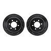 8002-54205 Drilled/Slotted Brake Rotors [Black], 2002-2006 Ford/Lincoln/Mercury/Mazda, Position: Rear - image 1