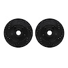 8002-56004 Drilled/Slotted Brake Rotors [Black], 1979-1991 Ford/Lincoln/Mercury/Mazda, Position: Front - image 1